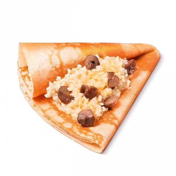 Блин картофель, грибы